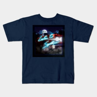 Listen to Synthwave - Night Drive Kids T-Shirt